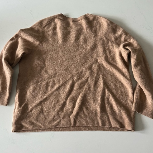 Quince Mongolian Cashmere Sweater Camel Women’s Crewneck 3X - Picture 3 of 7
